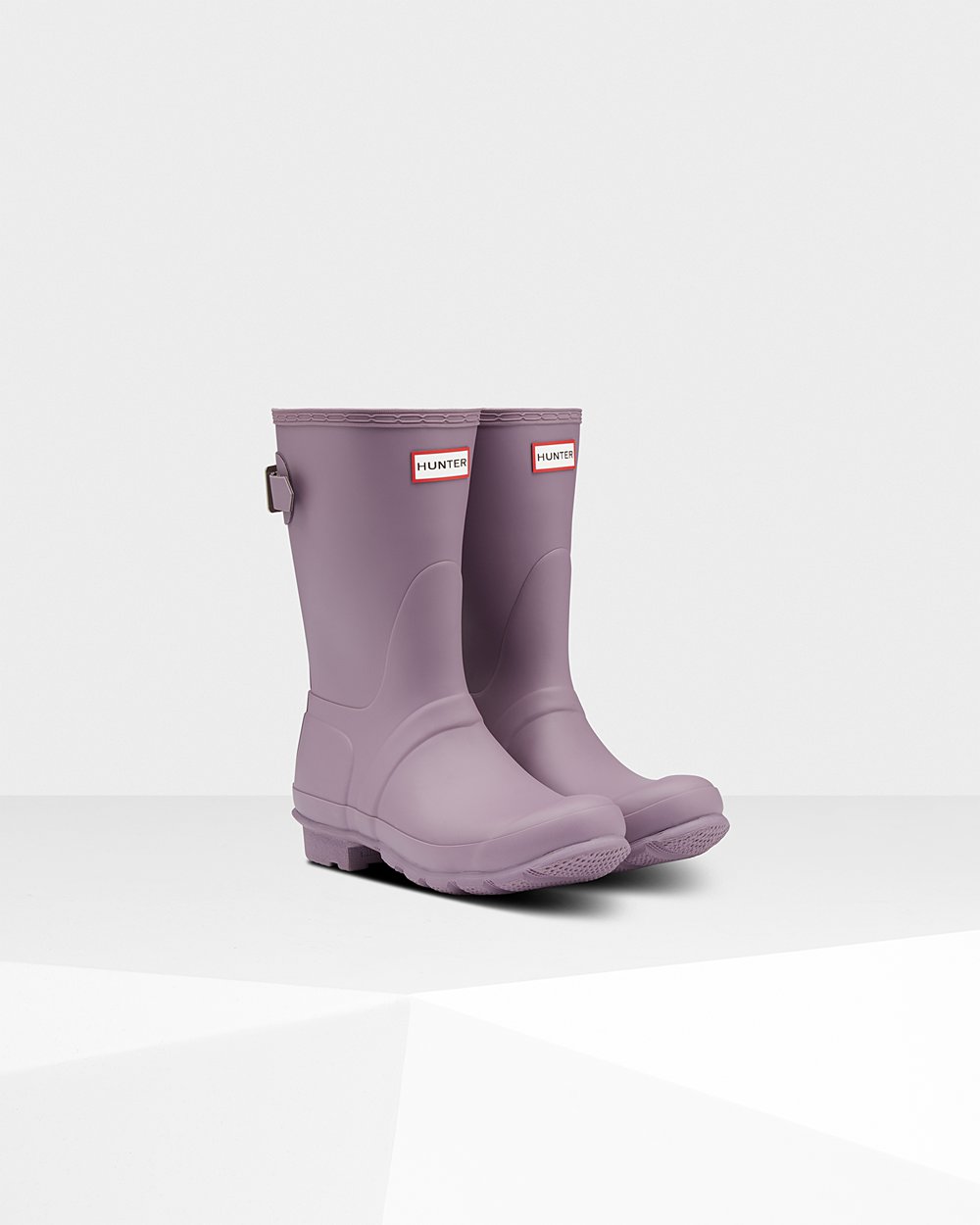 Galochas Curtas Hunter Feminina Roxo - Original Back Adjustable - 23YXQDHCN